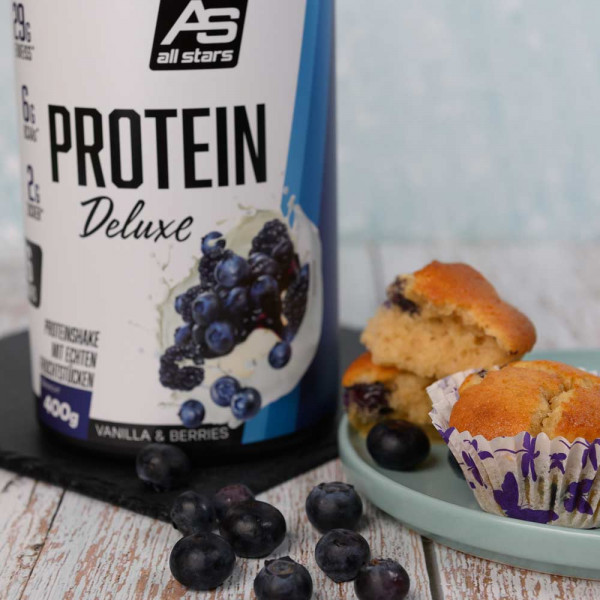 Yummy Blueberry Protein Muffins Rezept