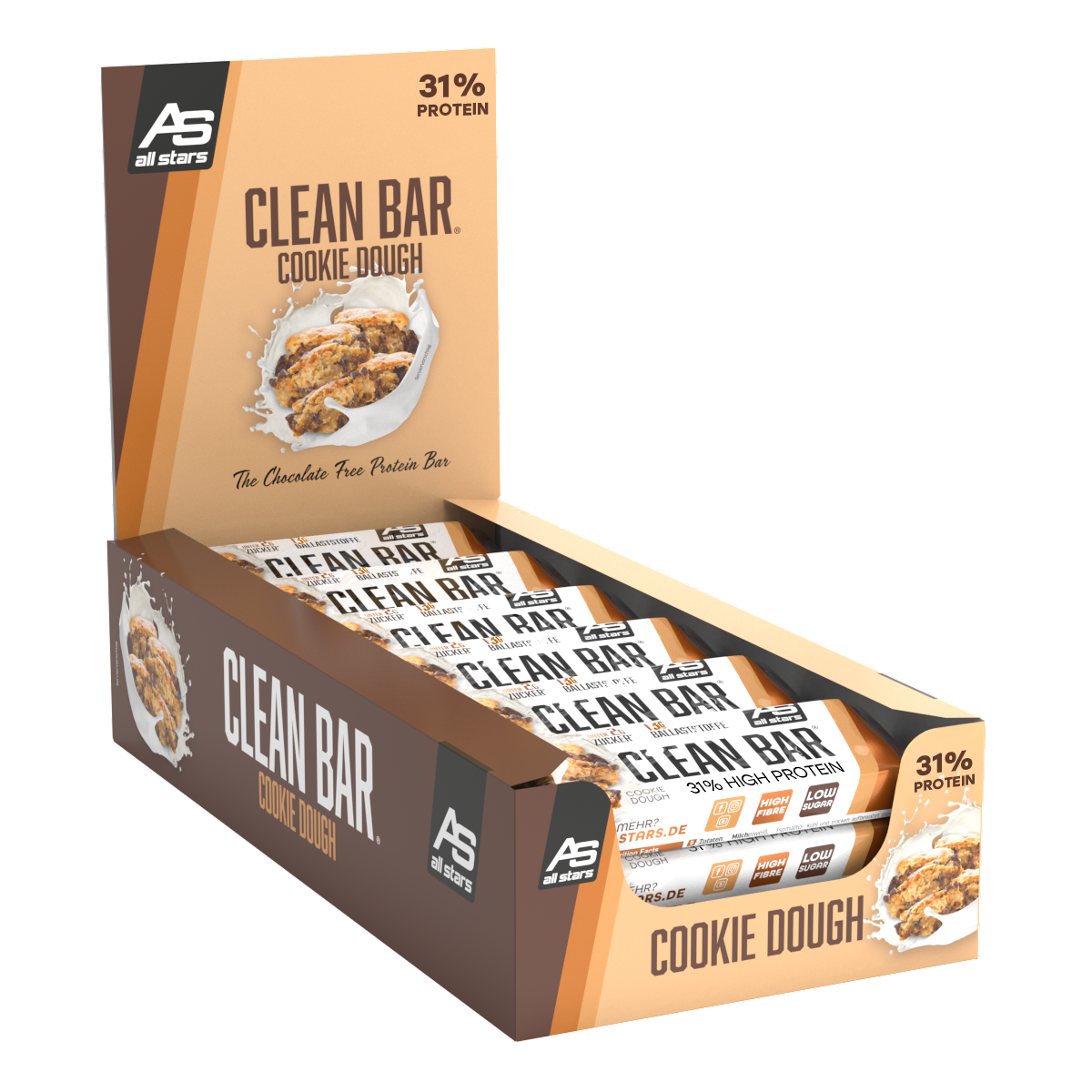 Clean Bar Riegel mit Wenig Kohlenhydrate