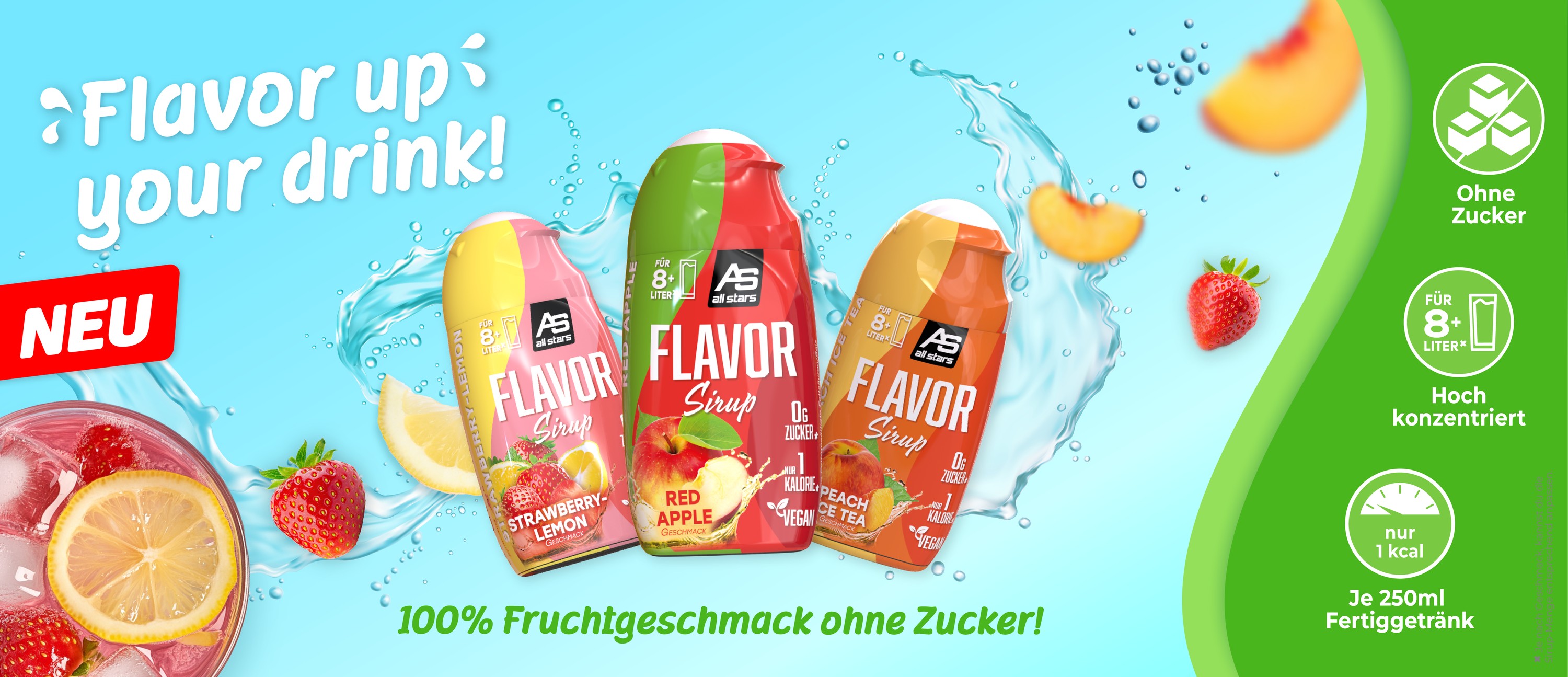 Flavor Sirup ohne Zucker