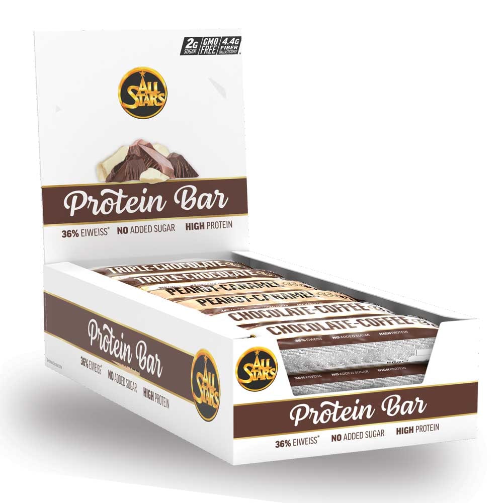 Protein Riegel Mix und geschenke Box