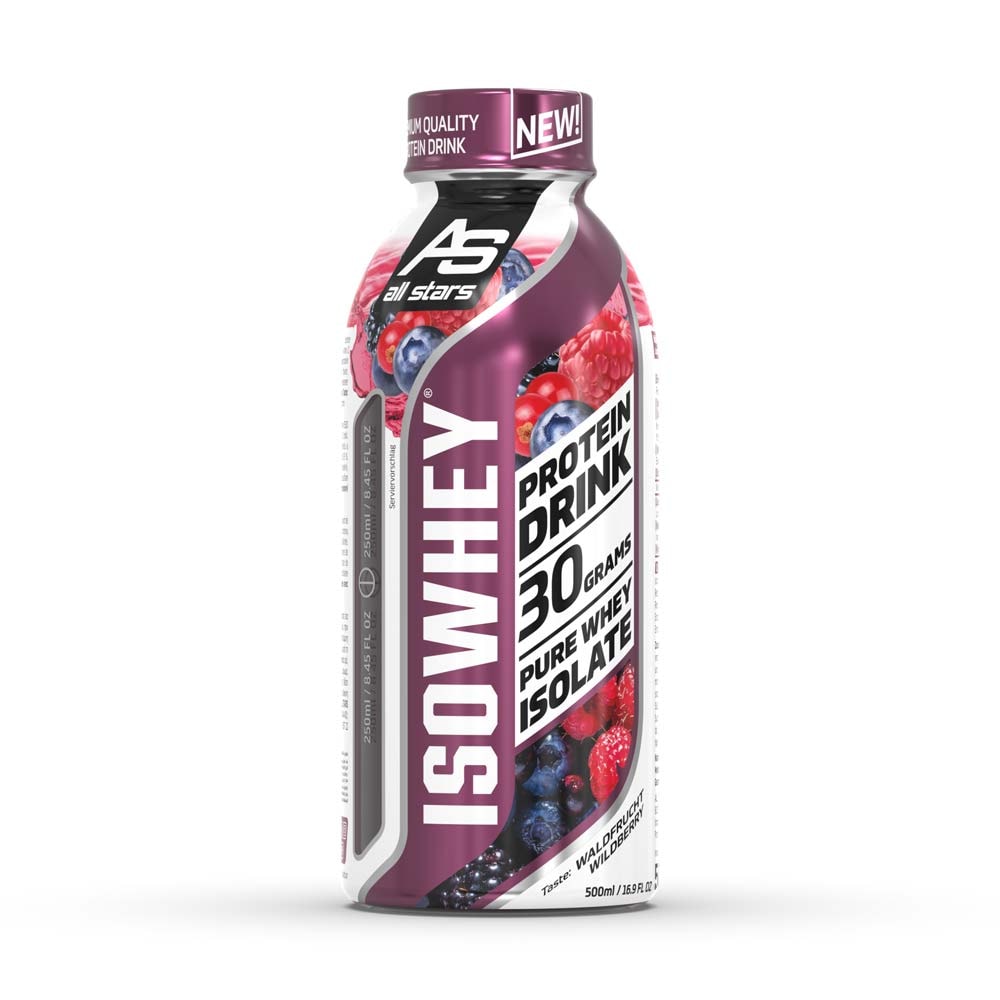 ALL STARS Isowhey Pure im leckeren Wildberry Geschmack