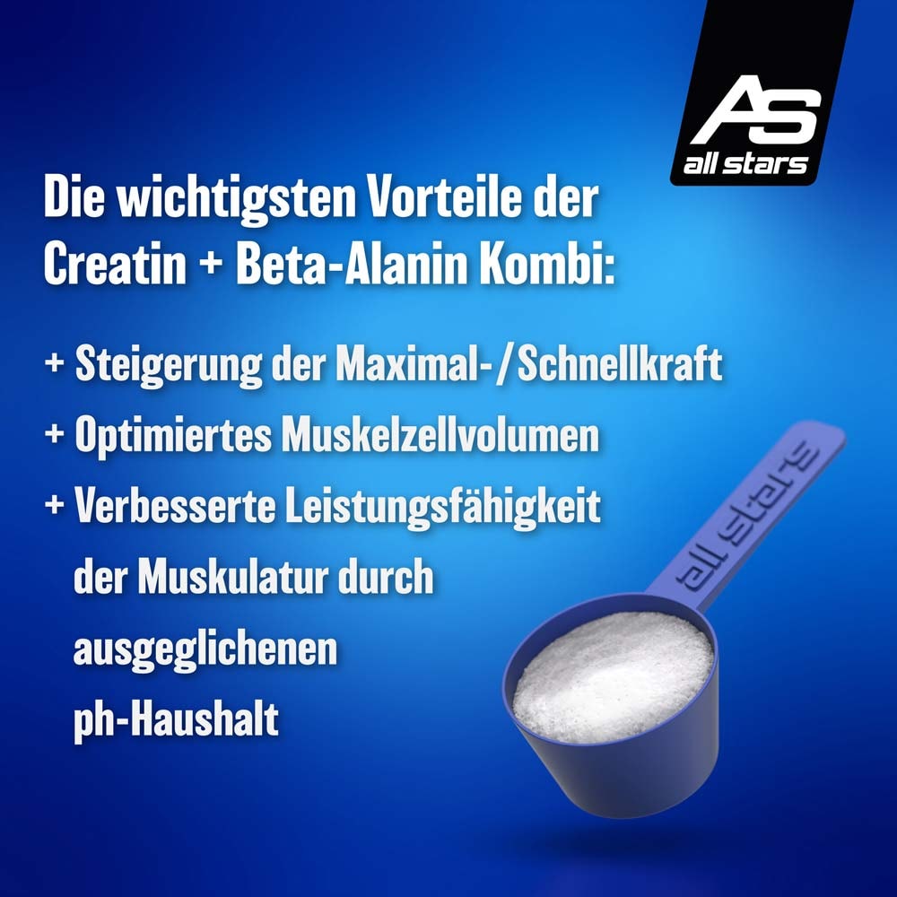 ALL STARS Creatine (Creapure®) Beta Alanine - 420g Dose