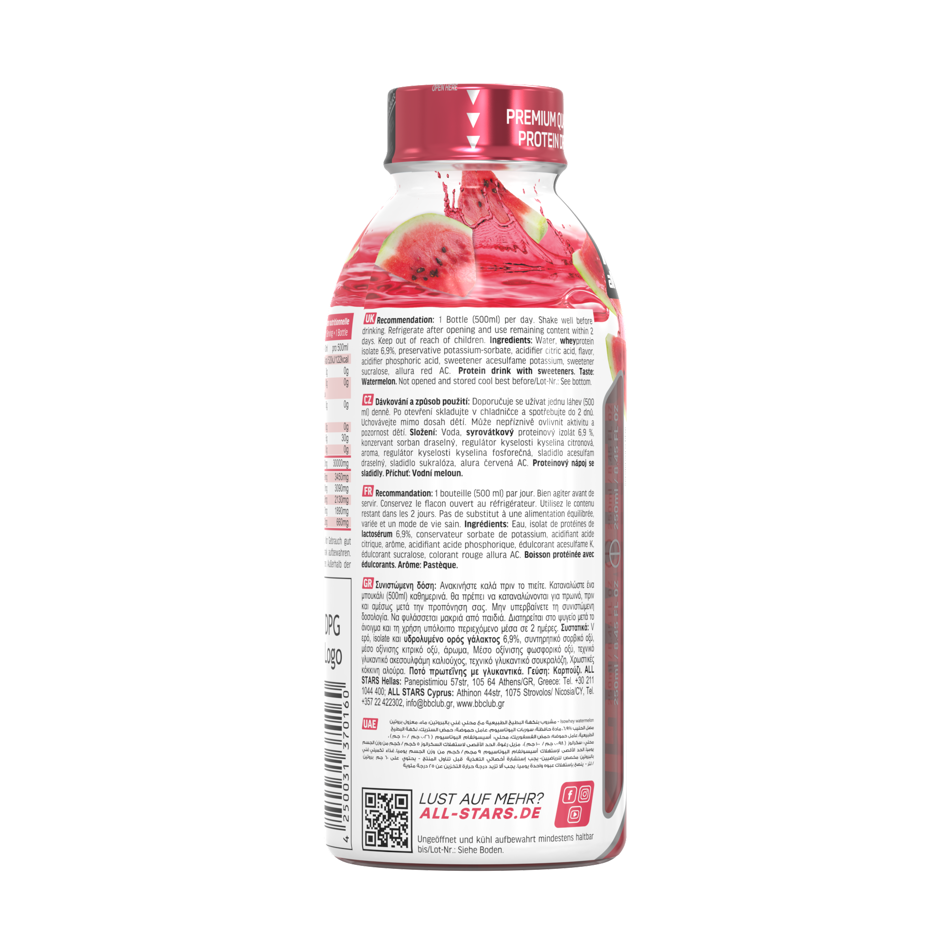 Clear Protein von ALL STARS Wassermelone