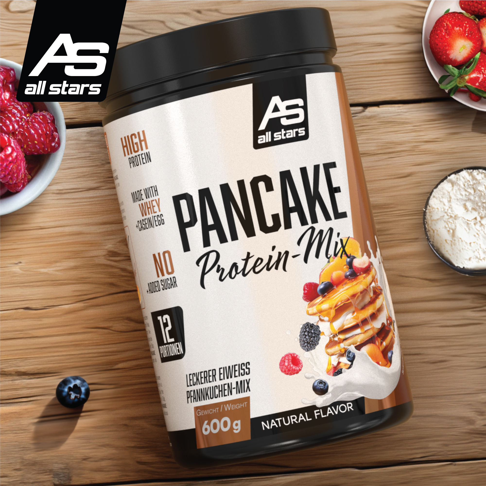 ALL STARS Pancake Protein-Mix - 600g Dose