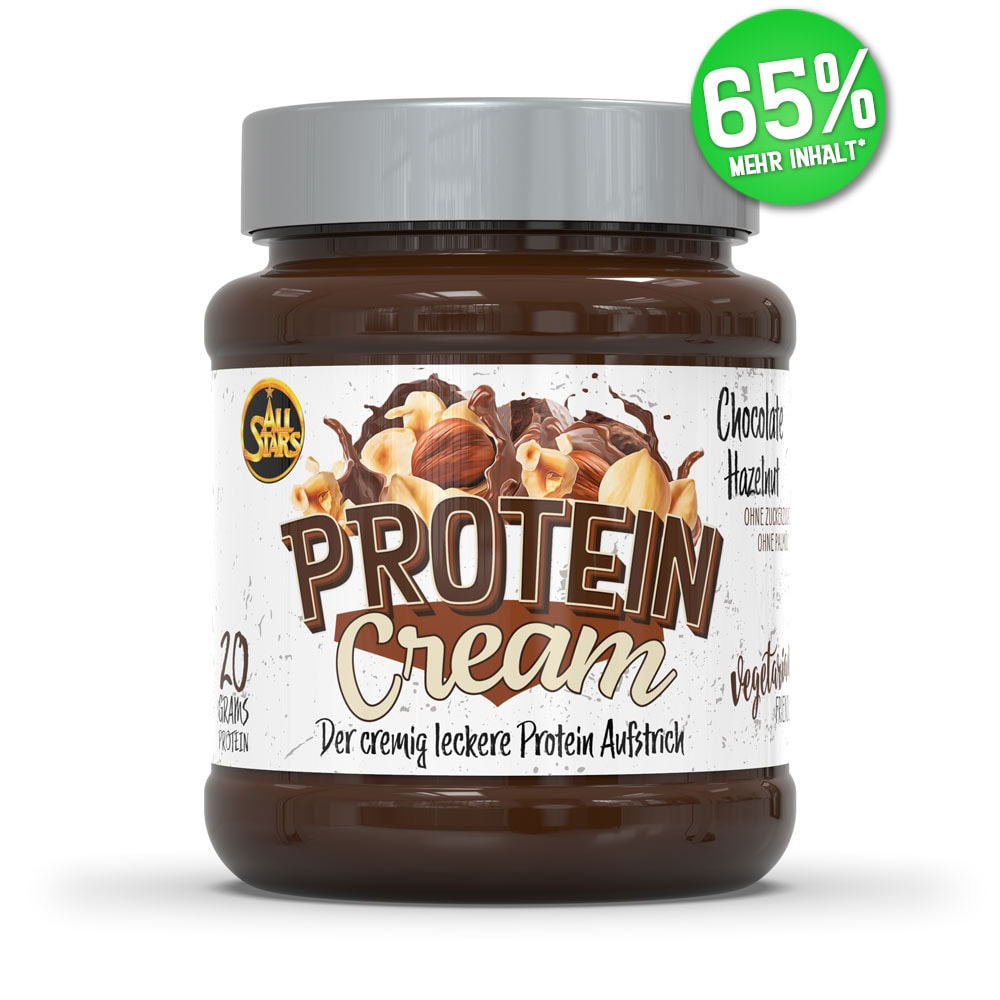 ALL STARS Protein Cream im leckerer Haselnuss Geschmack
