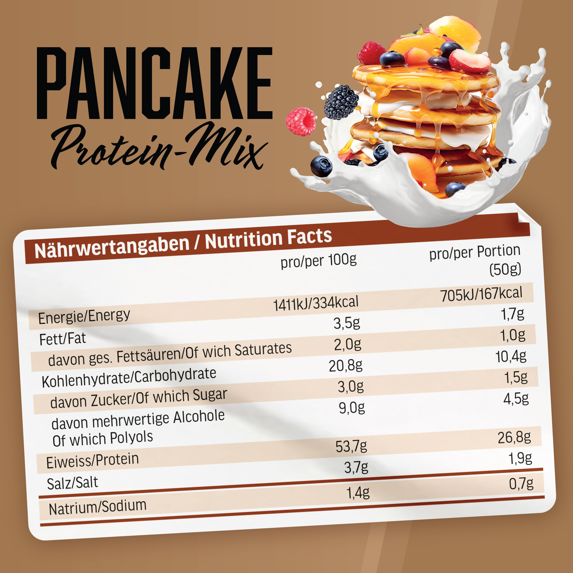 ALL STARS Pancake Protein-Mix - 600g Dose