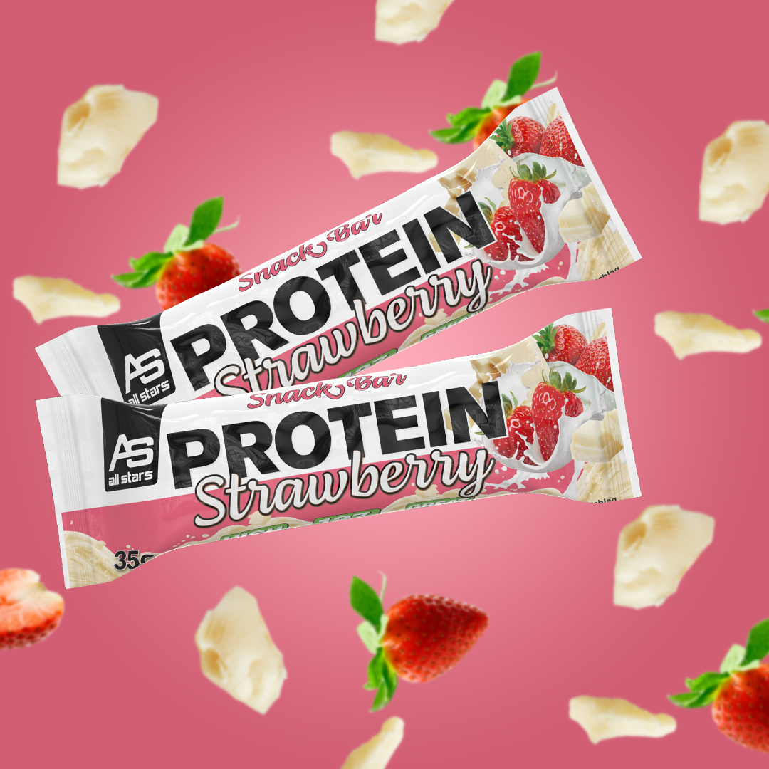 Protein Snackbar Proteinriegel Erdbeere