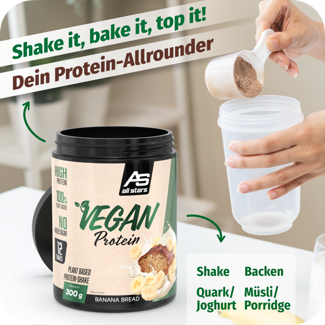 Vegan Protein Bananen Geschmack