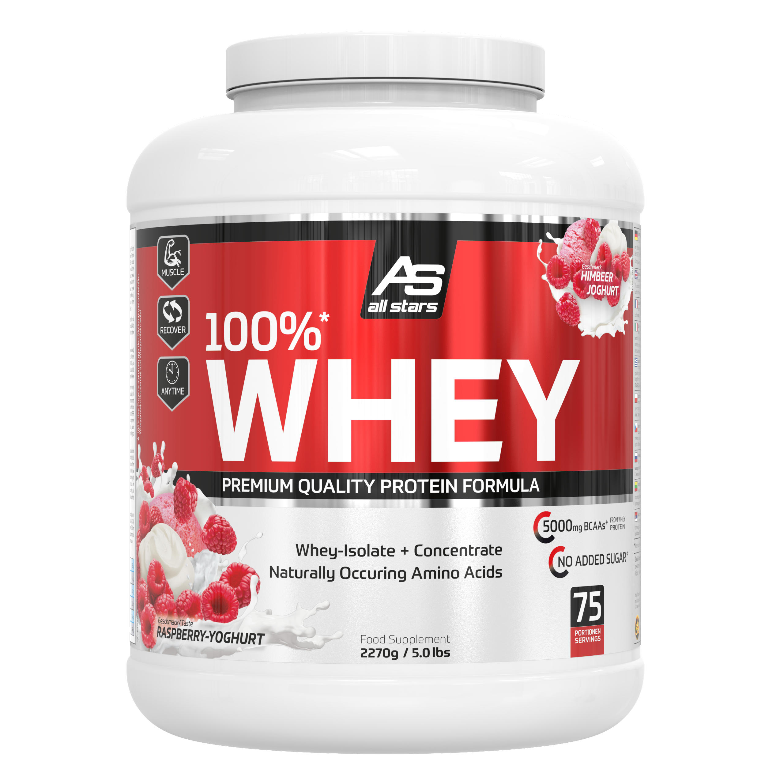 Whey Protein Himbeere von ALL STARS