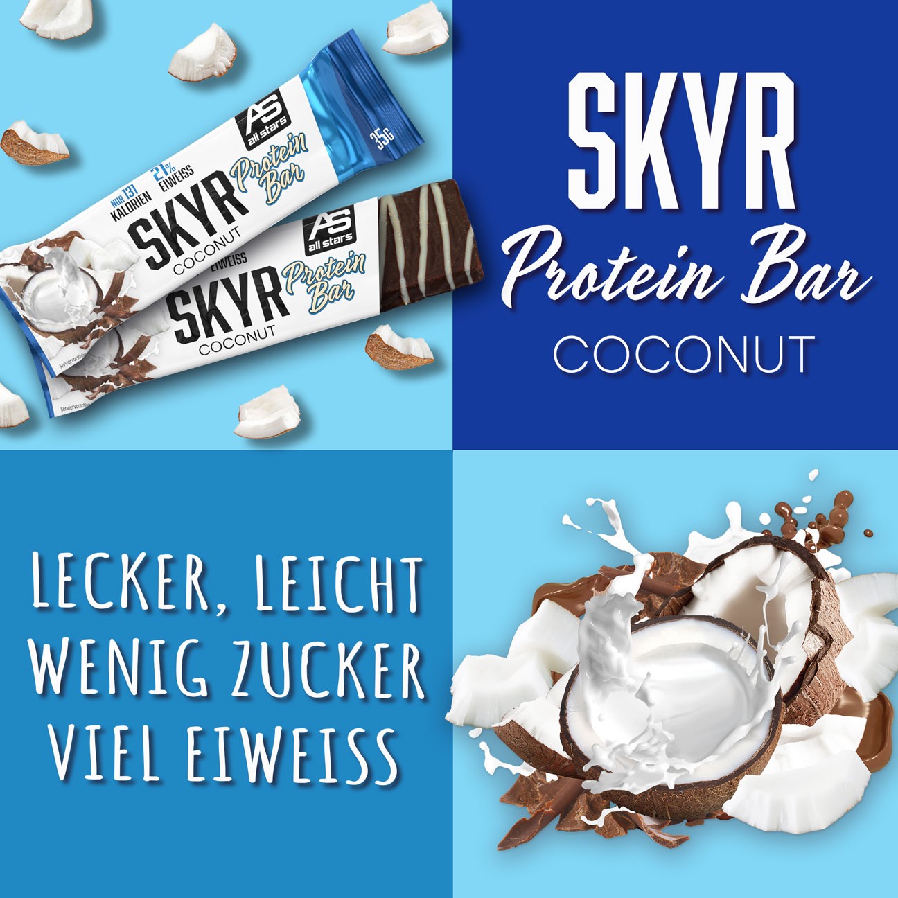 Skyr Protein Riegel Cocos