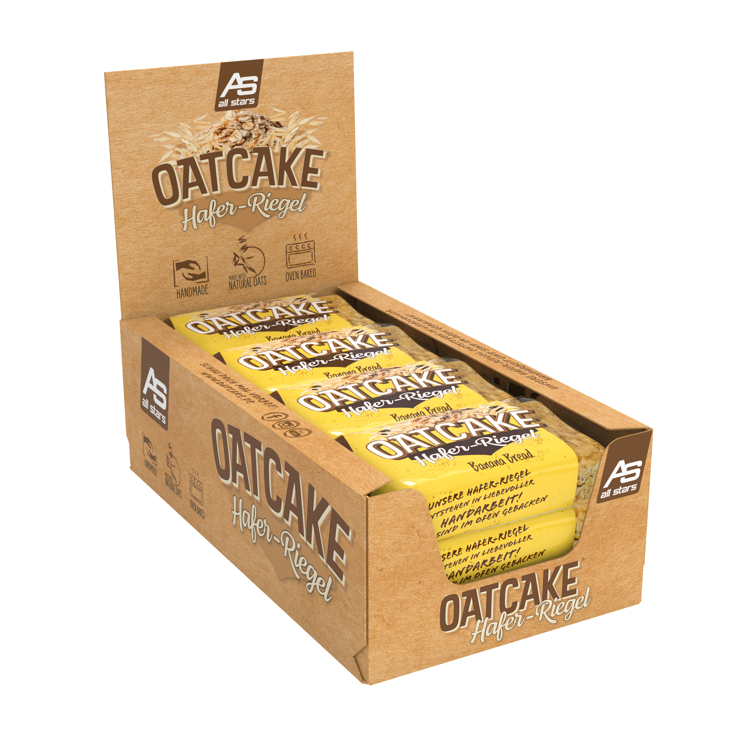 Oatcake Haferriegel Banane