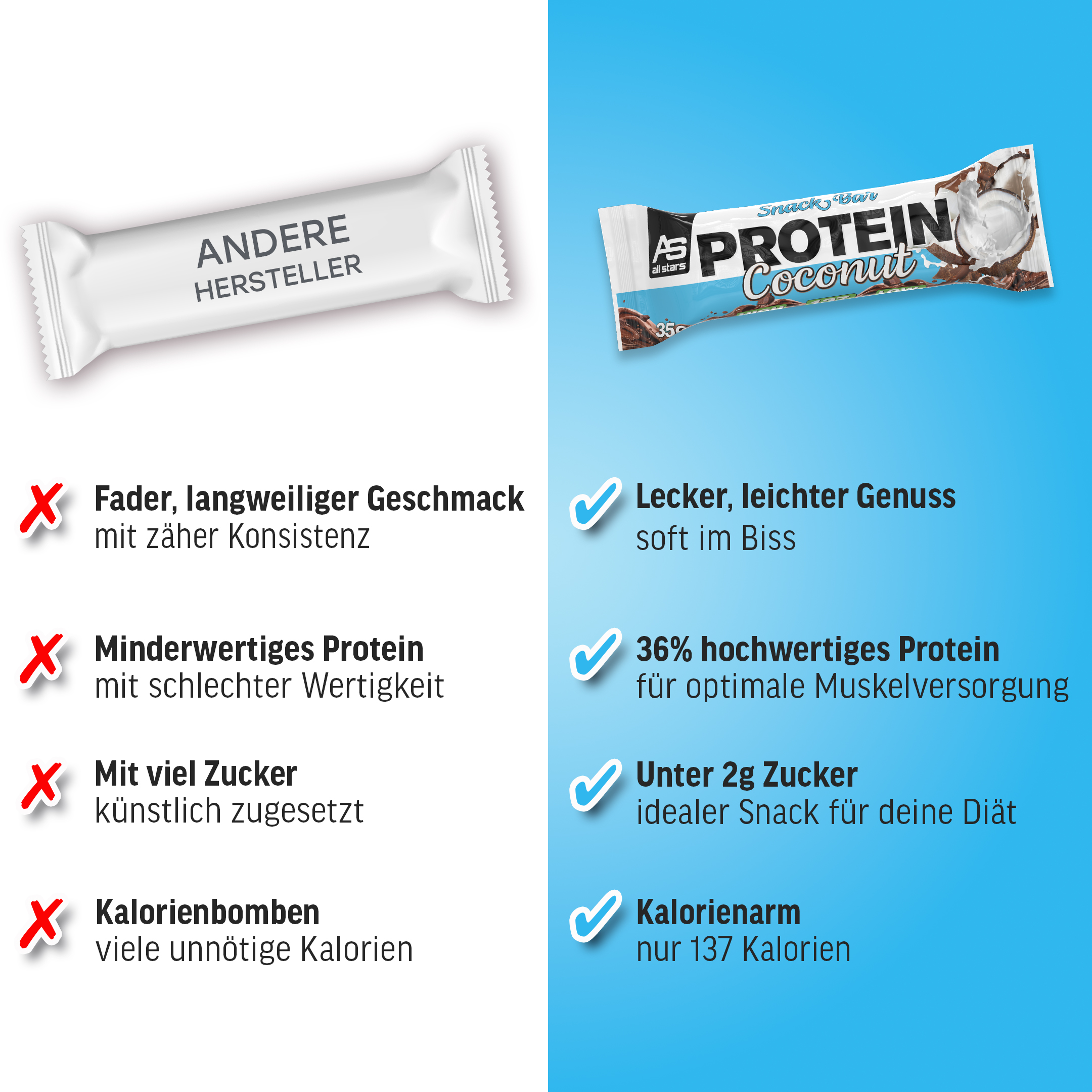 ALL STARS Protein Snack Bar - Proteinriegel