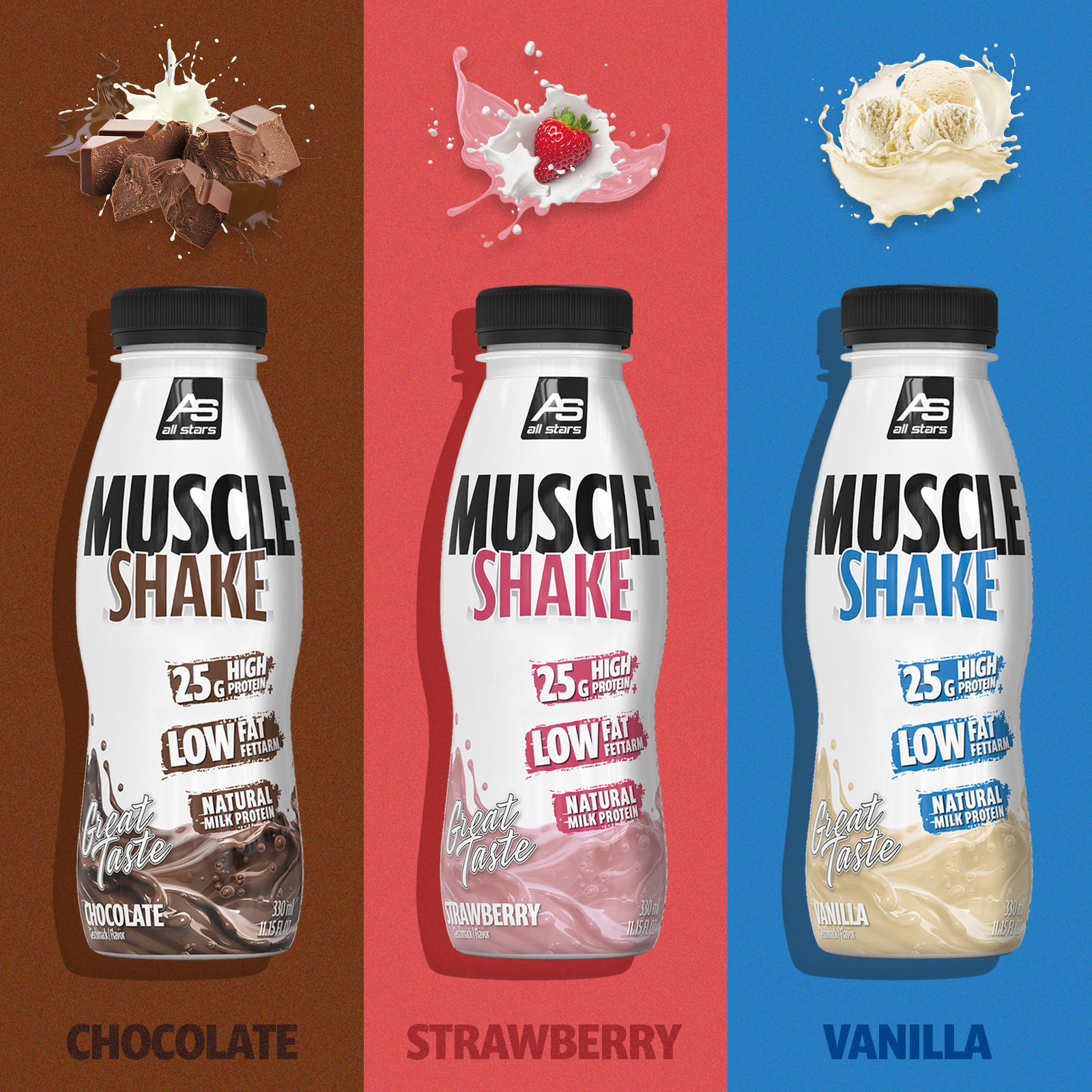 All stars Muscle shake drink Protein