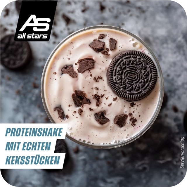 Protein Deluxe cvon ALL STARS mit Kekse