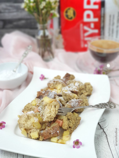 Proteinreicher Mandel-Apfel-Schmarrn
