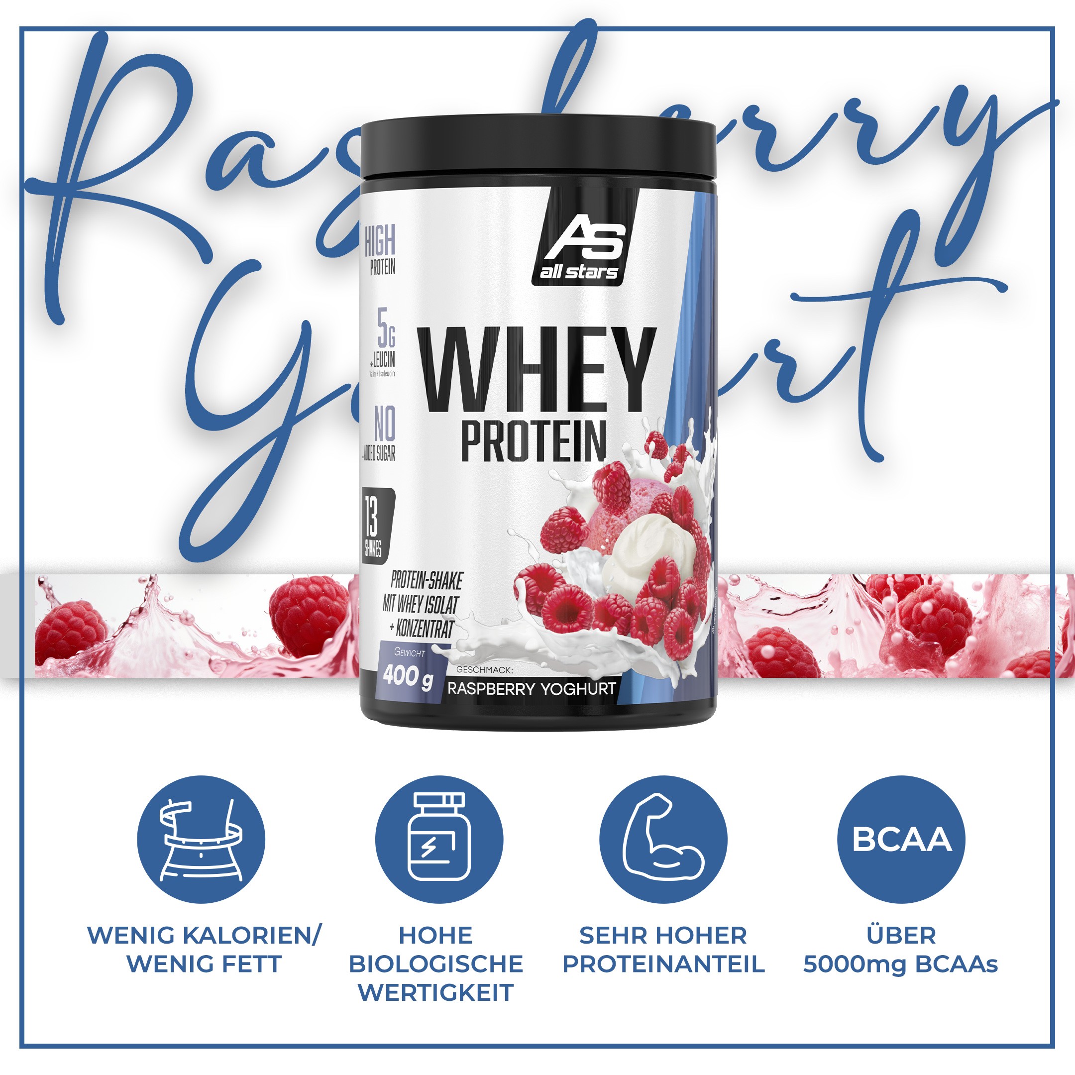 ALL STARS Whey Protein - 400g Dose