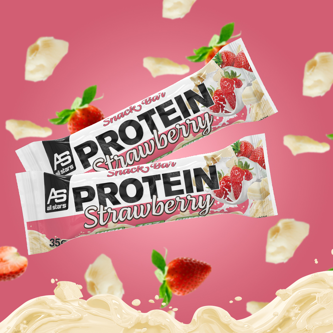 Protein Snackbar Proteinriegel Erdbeere
