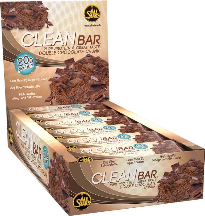 ALL STARS Clean Bar im leckeren doppelt Schoko Geschmack