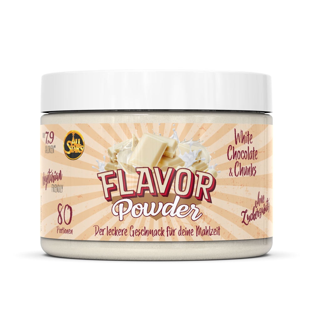 ALL STARS Flavor Powder im leckeren White Chocolate Geschmack