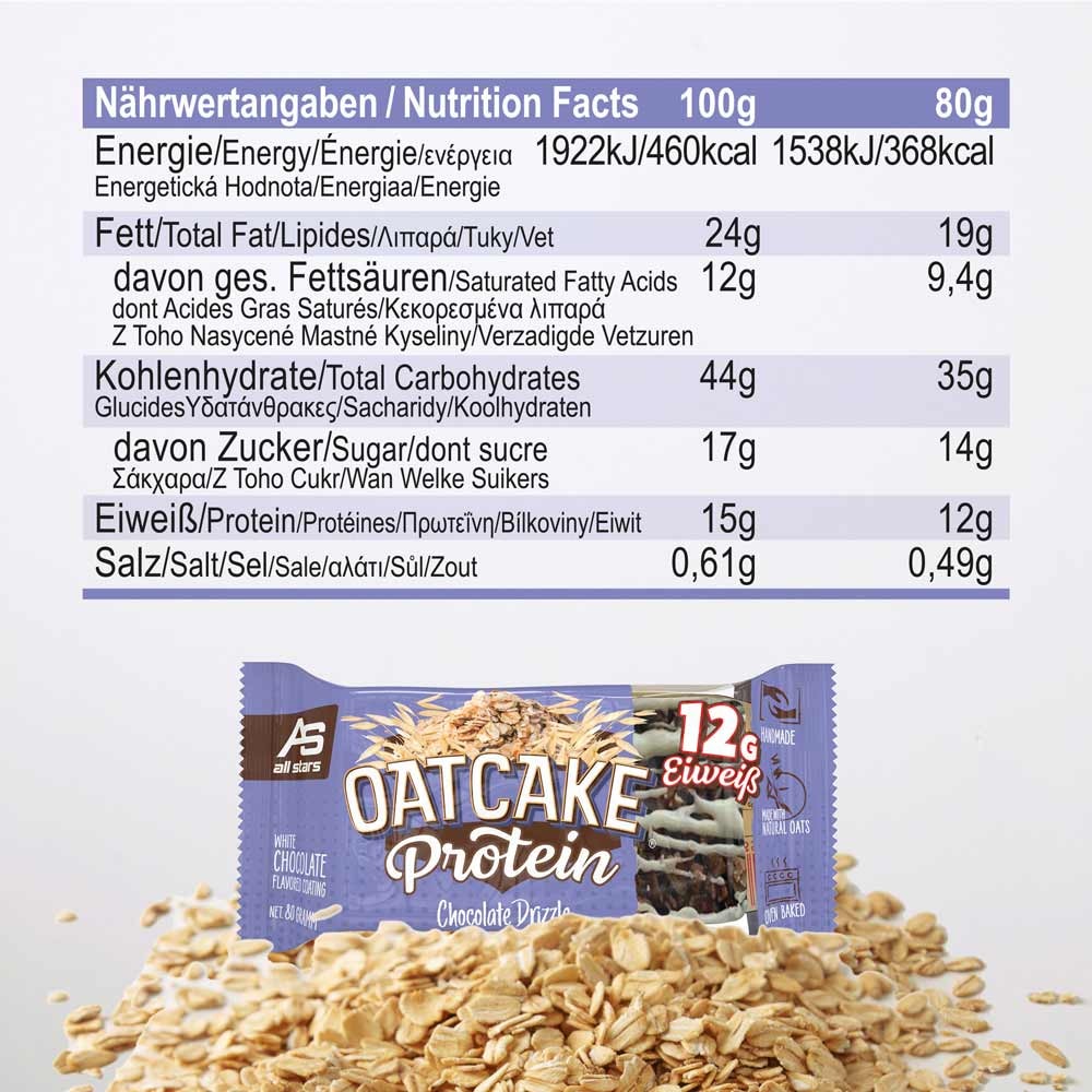 Oatcake Protein Riegel Drizzle