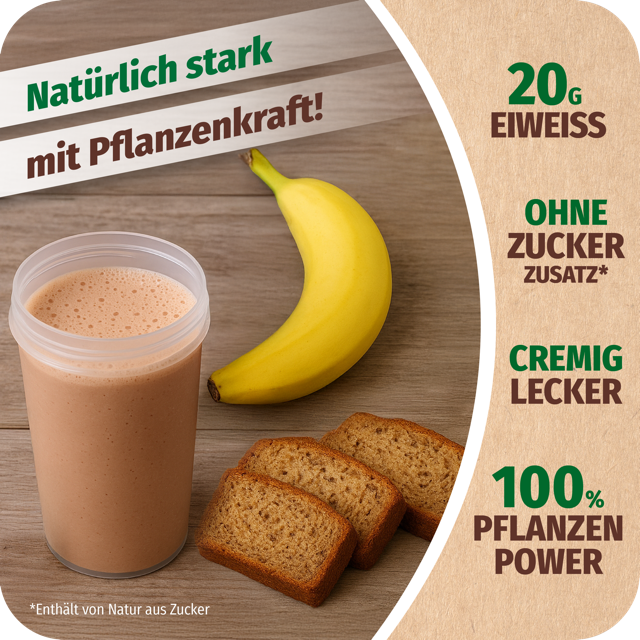 Vegan Protein Bananen Geschmack