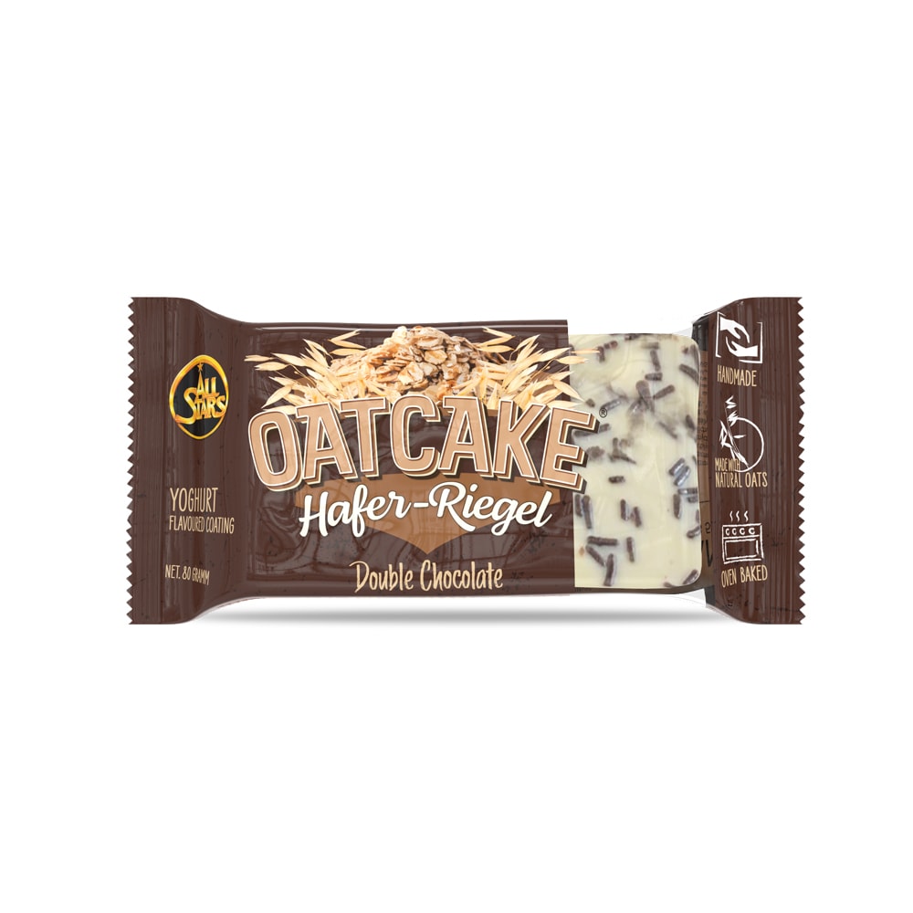 ALL STARS OATCAKE im leckeren Double Chocolate Geschmack