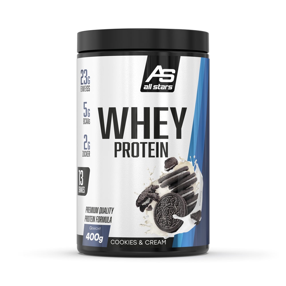 ALL STARS Whey im leckeren Cookie Geschmack