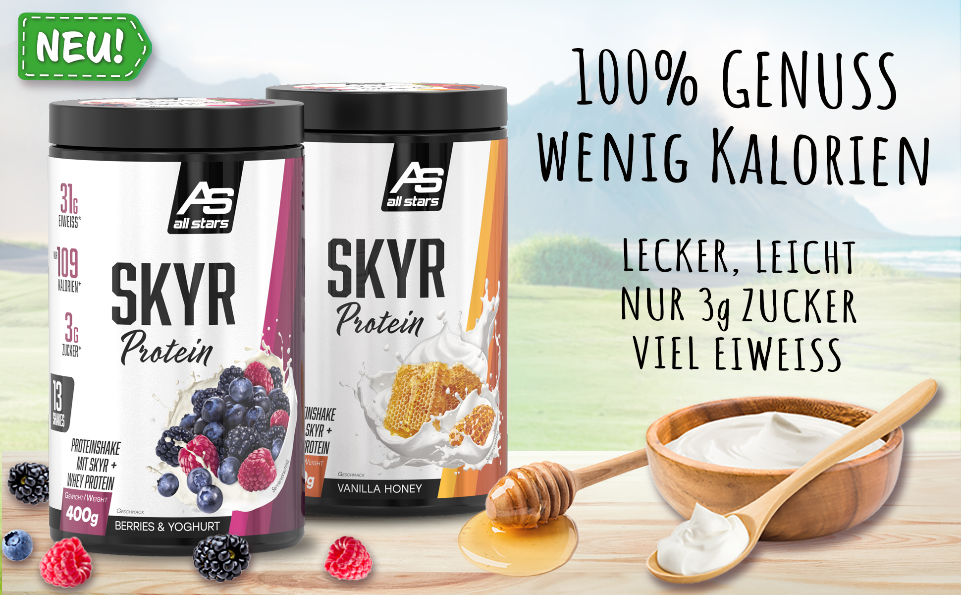 All stars skyr protein Frauen