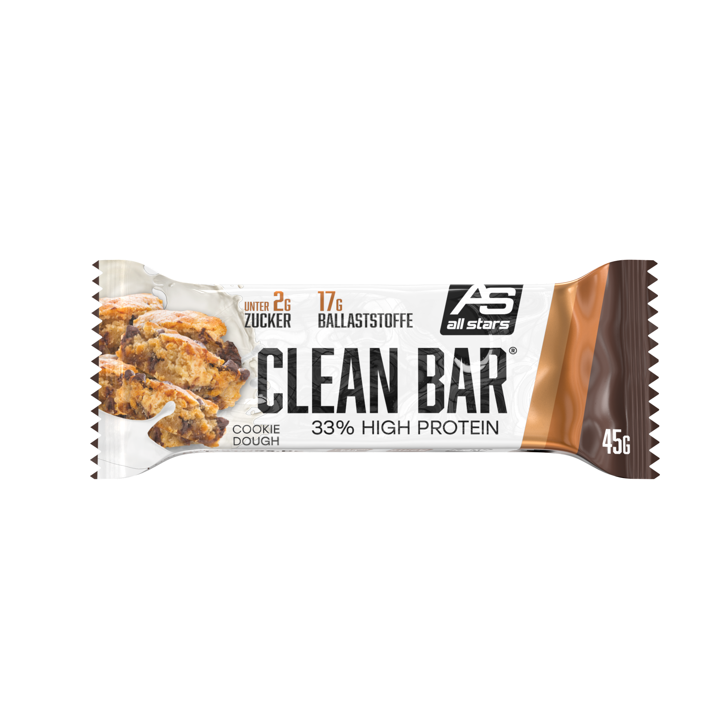 Cleanbar mit wenig Zucker Riegel