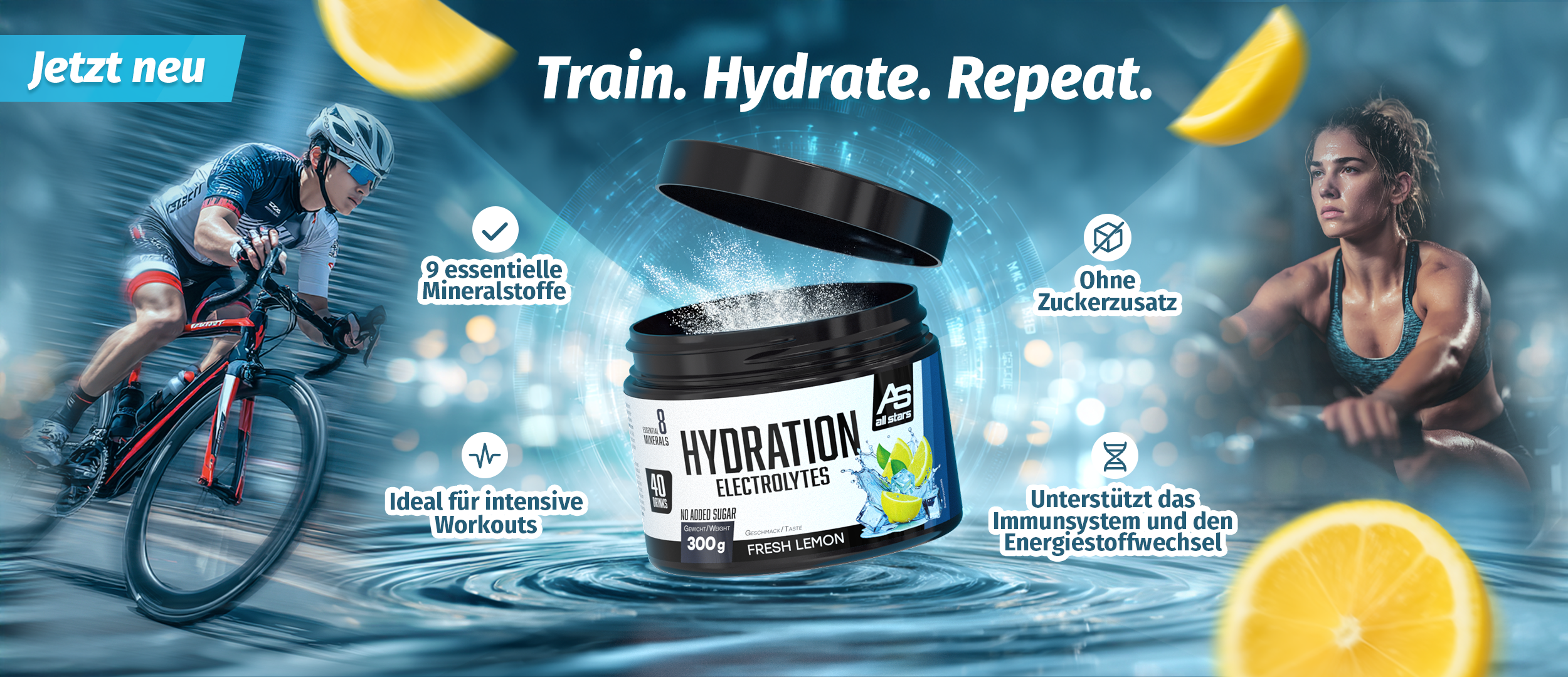 Hyrdation Electrolytes