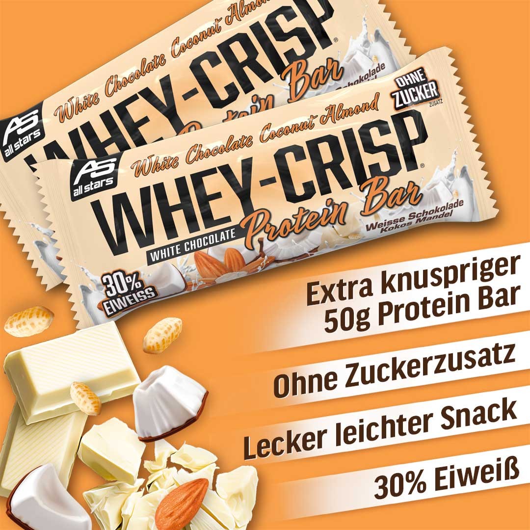 ALL STARS Whey-Crisp Protein Riegel