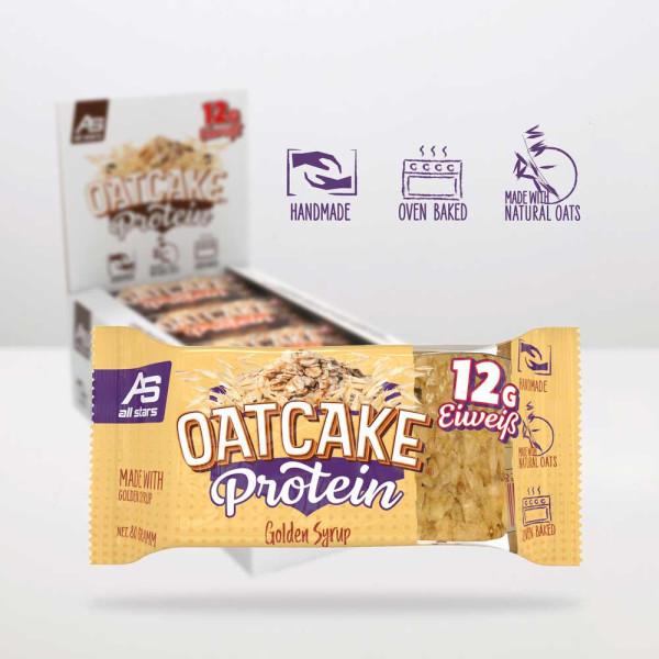 Oatcake Protein Golden Syrup Riegel