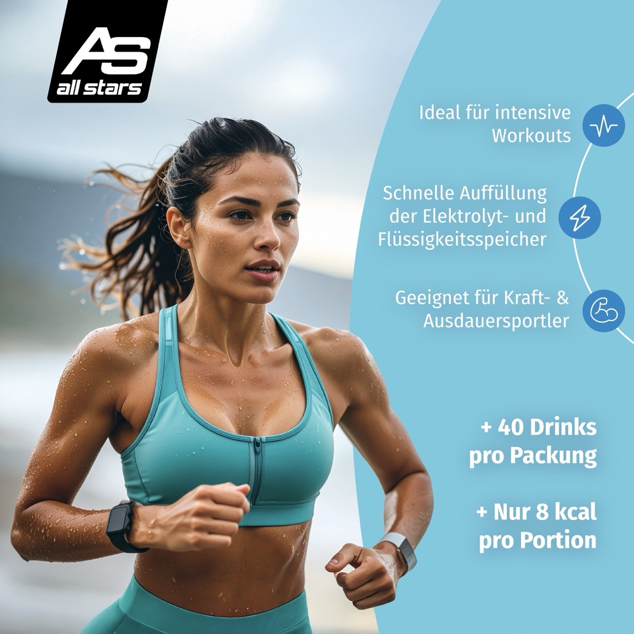 Hydration Ausdauer und Marathon Pulver