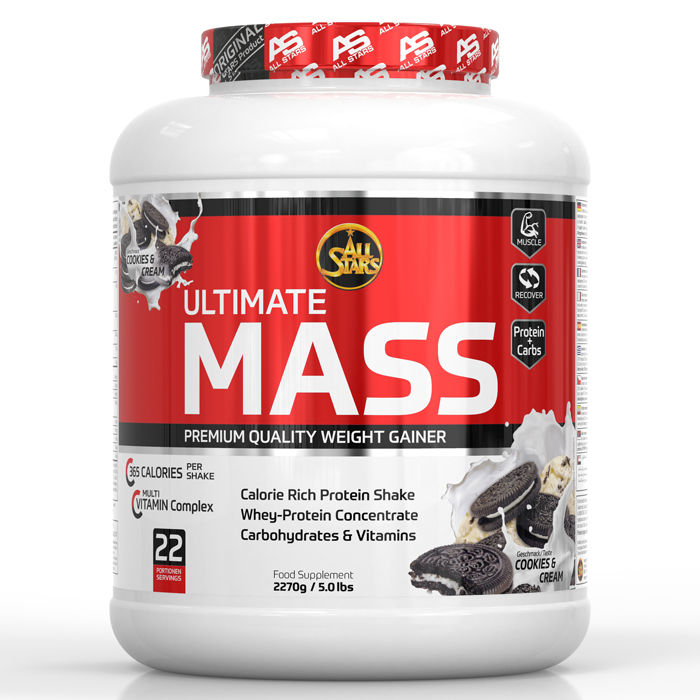ALL STARS MASS GAIN im leckeren Cookie Geschmack