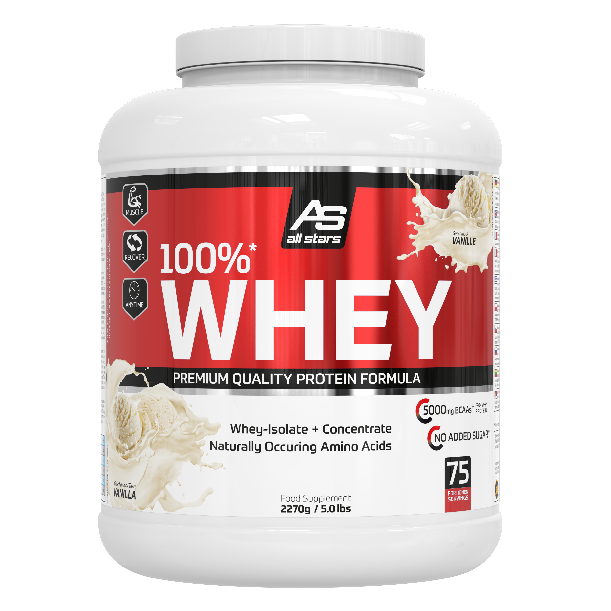 ALL STARS 100% Whey Protein - 2270g Dose