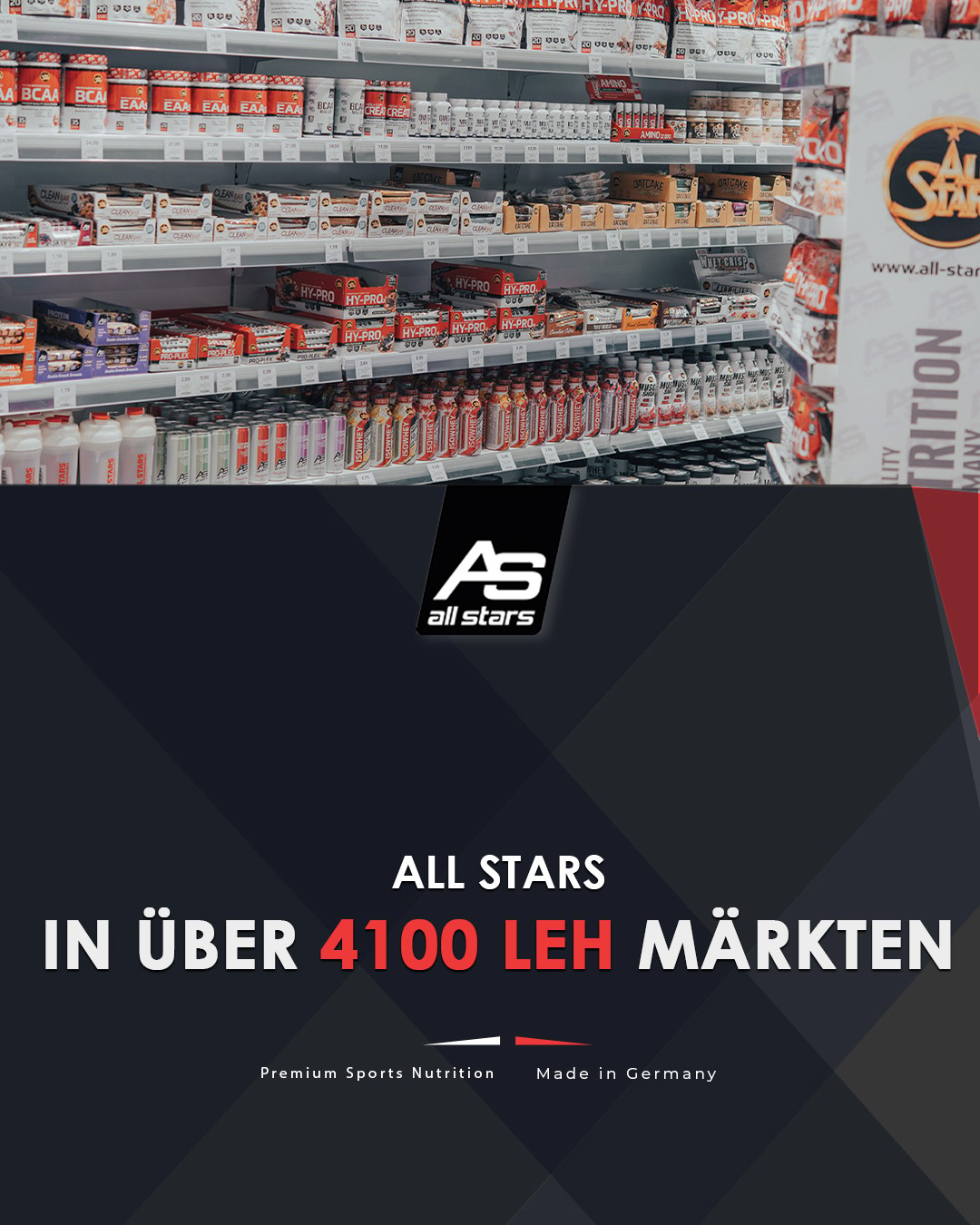 ALL STARS Fitness im Supermarkt