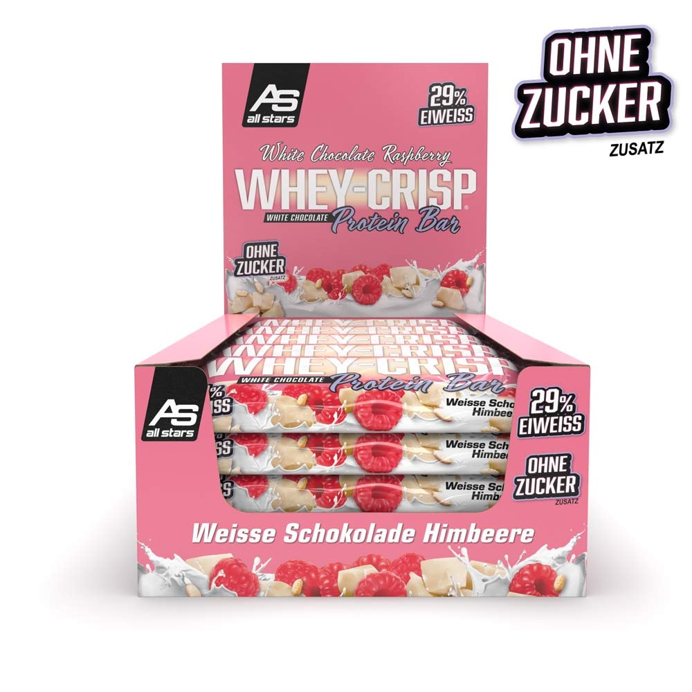 ALL STARS Whey Crisp im leckeren Himbeer Geschmack
