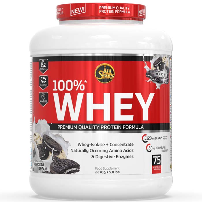 ALL STARS Whey im leckeren Cookie Geschmack