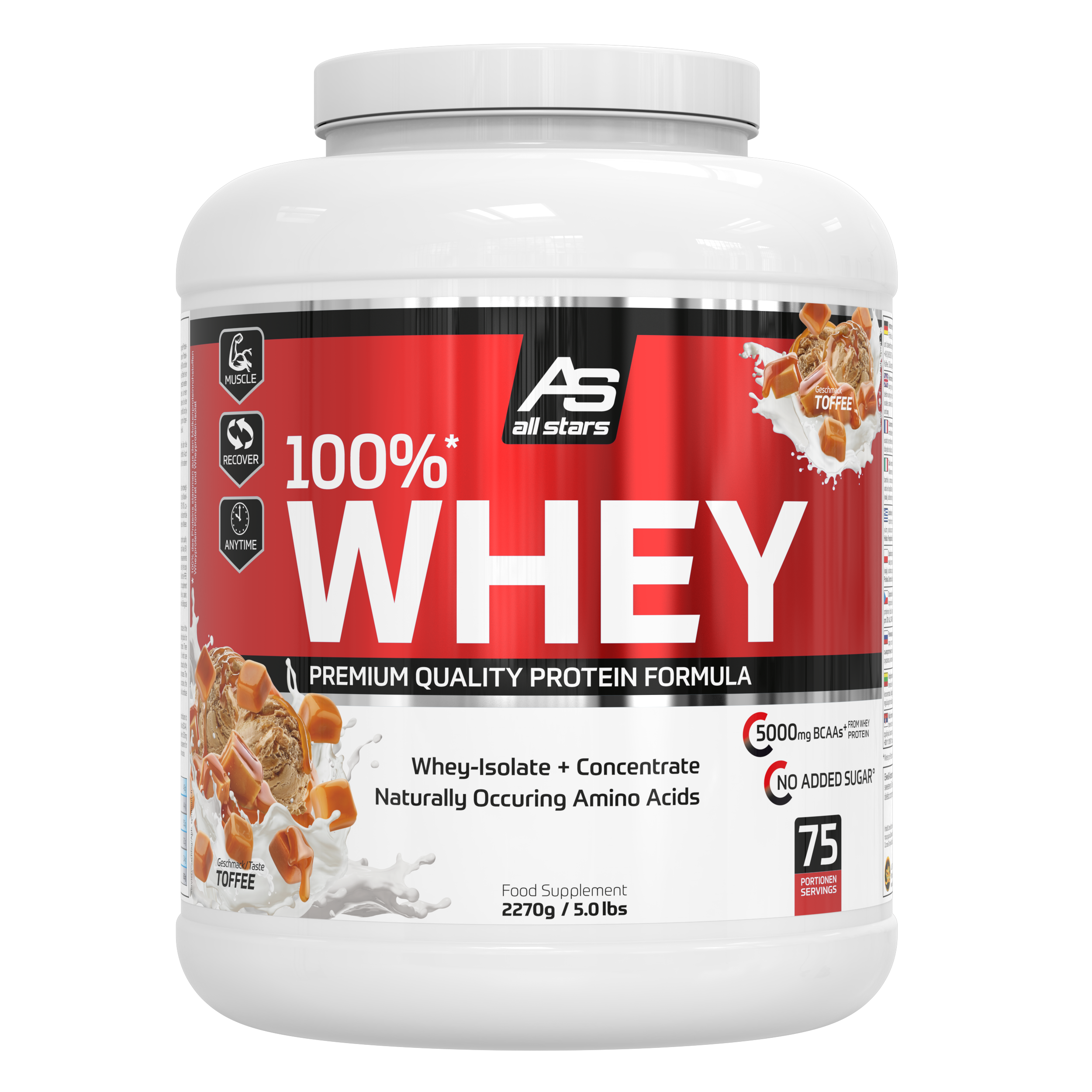 ALL STARS 100% Whey Protein - 2270g Dose