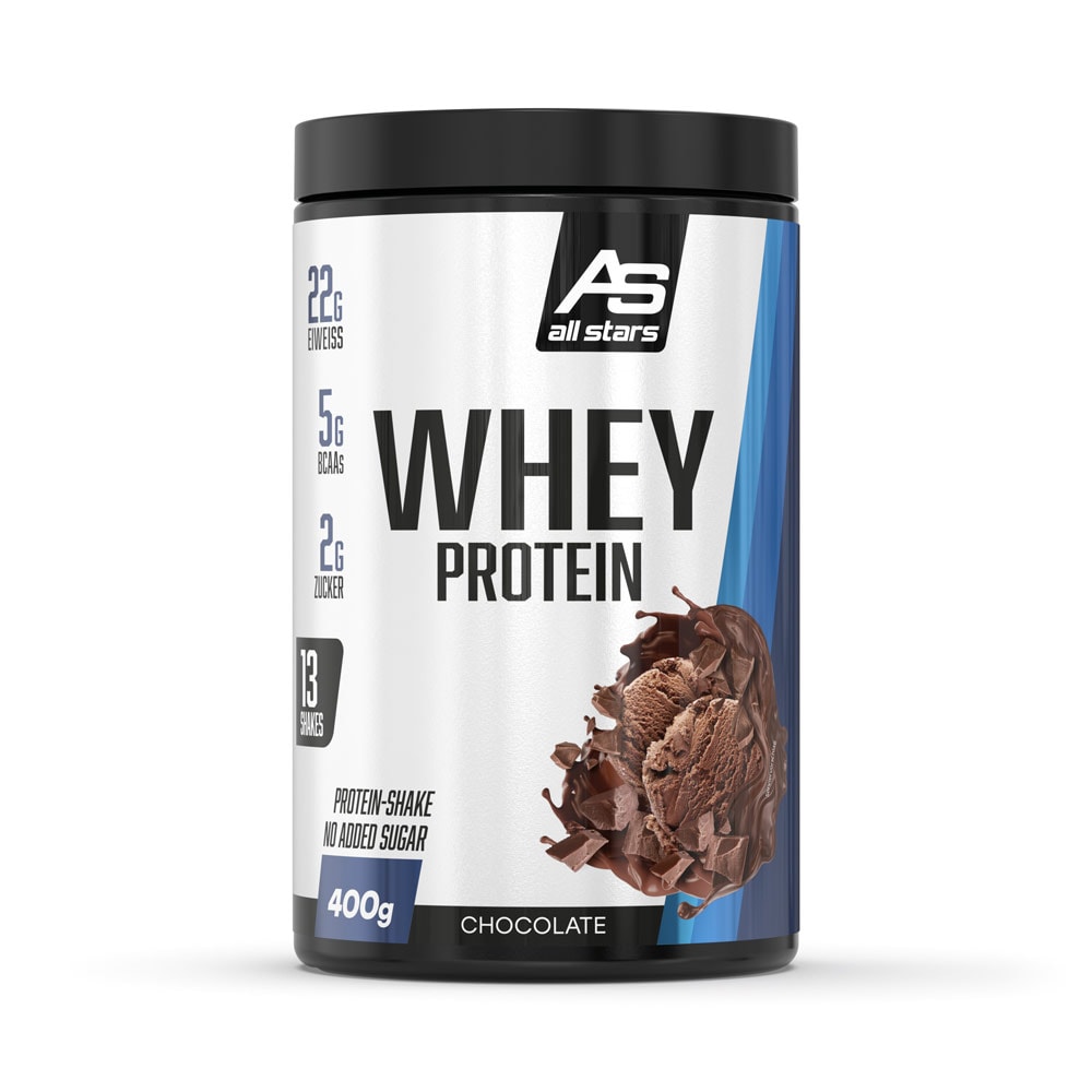 ALL STARS WHEY PROTEIN im leckeren Chocolate Geschmack