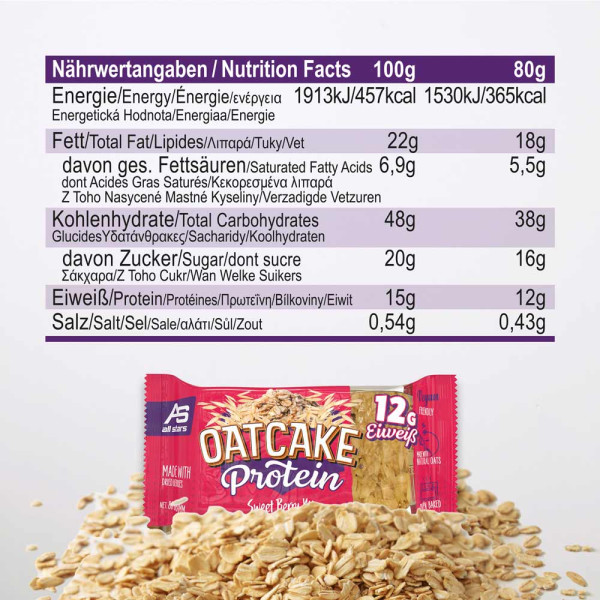 Oatcake Protein Sweet Berry Mix