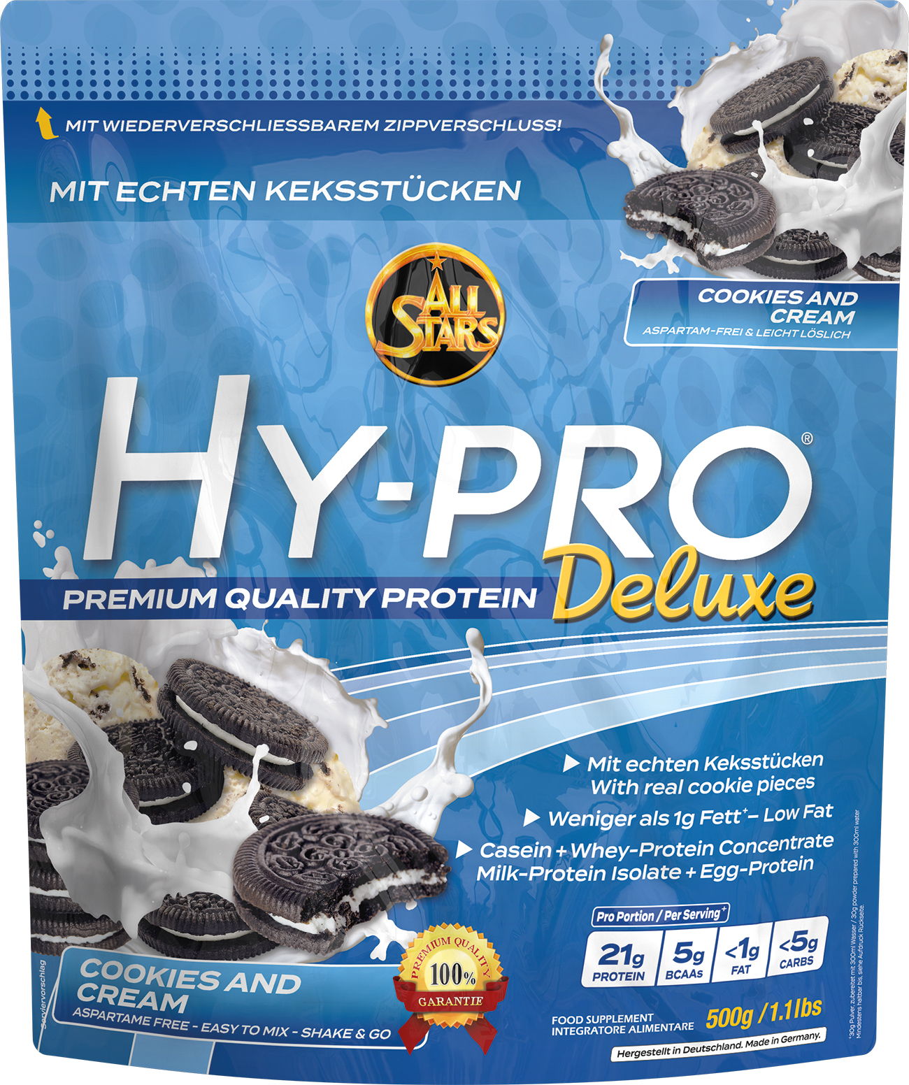 ALL STARS Hy-Pro Deluxe im leckeren Cookie Geschmack