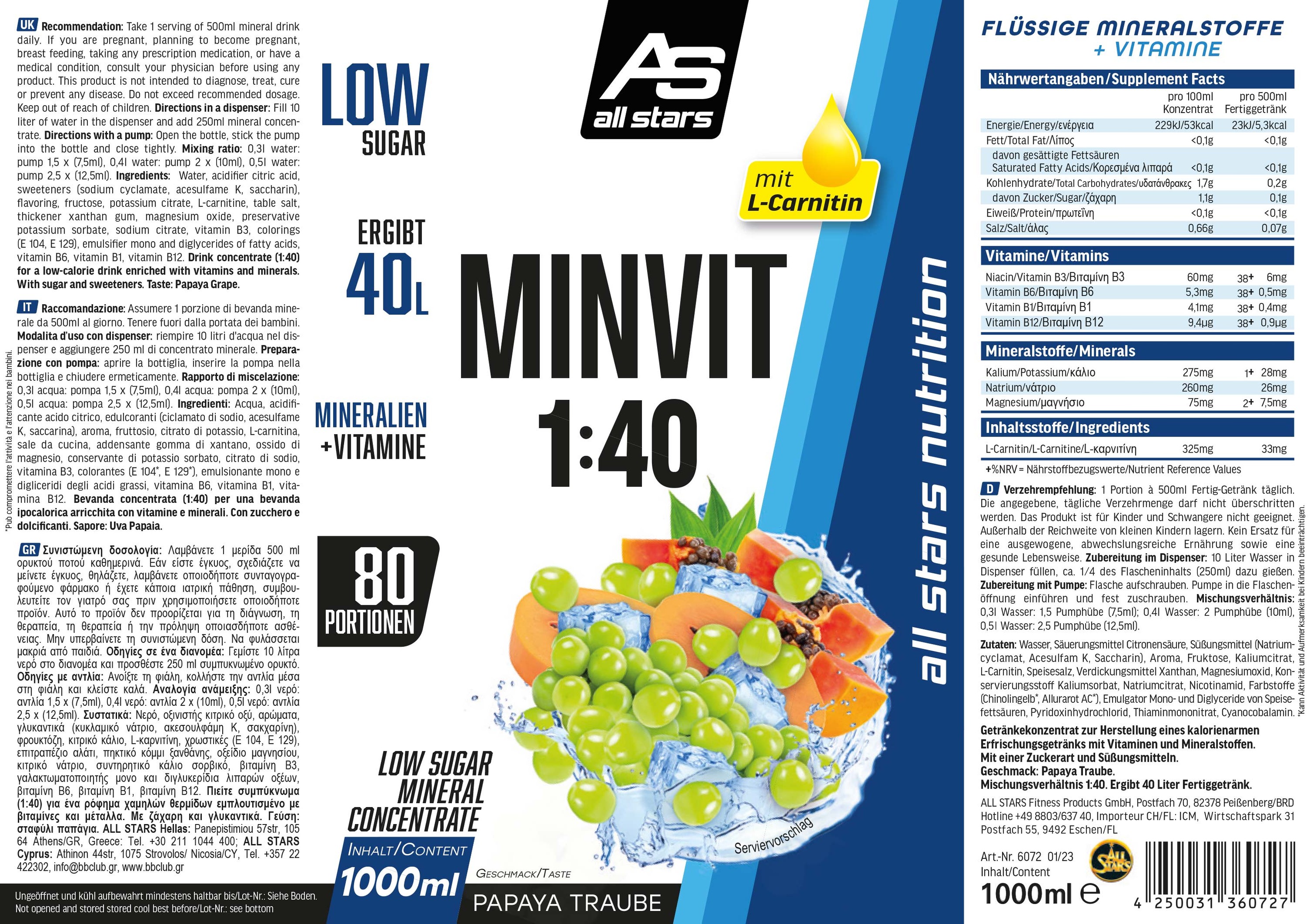 Etikett: MINVIT_Light_Papaya-Traube_Ansicht