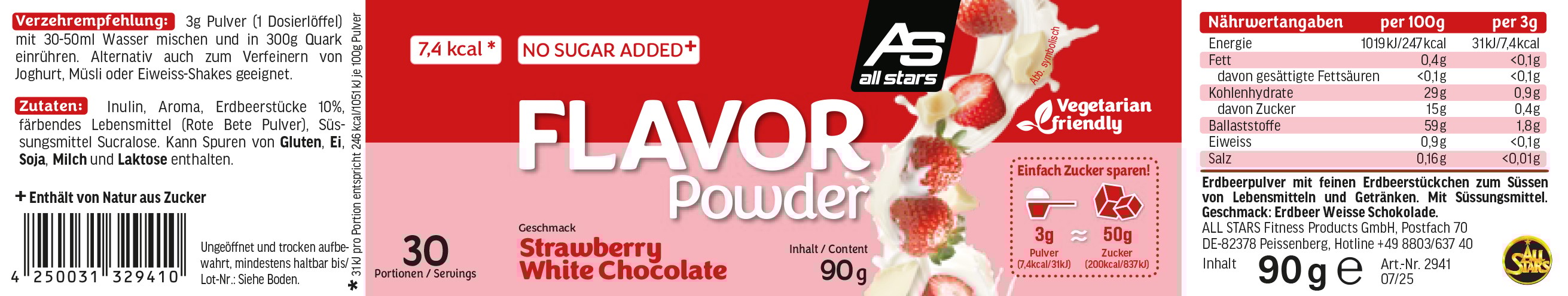 Etikett: FLAVOR-POWDER_90g_Strawberry_Ansicht-(1)